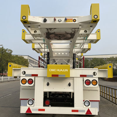 Semi-remolque terminal de 45 toneladas 60 toneladas para contêineres de 40 pés