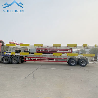 Semi-remolque terminal de 45 toneladas 60 toneladas para contêineres de 40 pés
