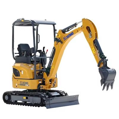 Pequena escavadeira XE18E Excavadora de 2 toneladas com válvula hidráulica e raio máximo de escavação de 3900 mm