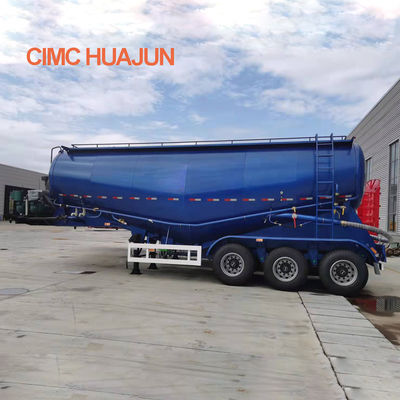 90 /50 King Pin 3 eixos 40CBM 45CBM Semirreboque de cimento para transporte seguro de cimento