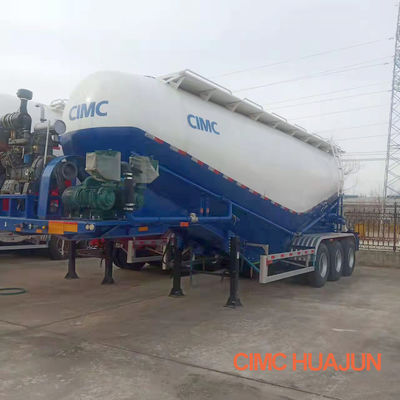 90 /50 King Pin 3 eixos 40CBM 45CBM Semirreboque de cimento para transporte seguro de cimento