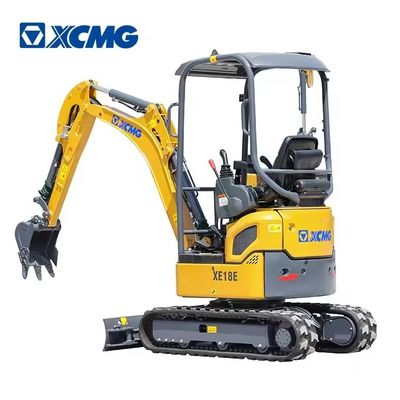 Pequena escavadeira XE18E Excavadora de 2 toneladas com válvula hidráulica e raio máximo de escavação de 3900 mm