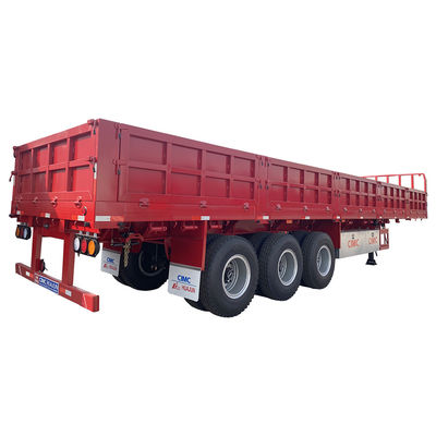 13000*2550*2280mm 3 eixos Semi-reboque de carga 60tons Q345 ou HG700