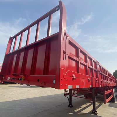 13000*2550*2280mm 3 eixos Semi-reboque de carga 60tons Q345 ou HG700