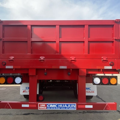 13000*2550*2280mm 3 eixos Semi-reboque de carga 60tons Q345 ou HG700