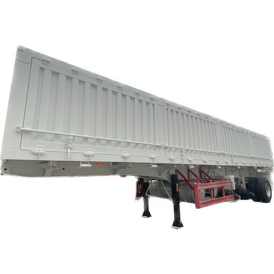 Reboque de camião de 60 toneladas Semi-reboque de descarga lateral com engrenagem de aterragem pesada de 28 toneladas