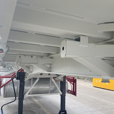 Reboque de camião de 60 toneladas Semi-reboque de descarga lateral com engrenagem de aterragem pesada de 28 toneladas