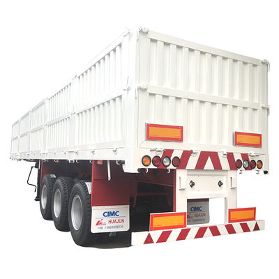 13T/14T/16T/20T BPW/FUWA Semirreboque de três eixos com parede lateral