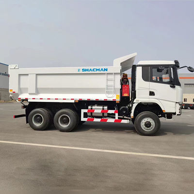 6x4 U-Shaped White X3000 Dumper Truck para Segmento de camiões pesados Velocidade máxima 40-55/75 KM/h