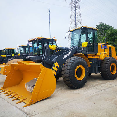 6 toneladas XCM-G LW600KN Carregador de rodas Tamanho do pneu 23.5-25 Projetado 178kw