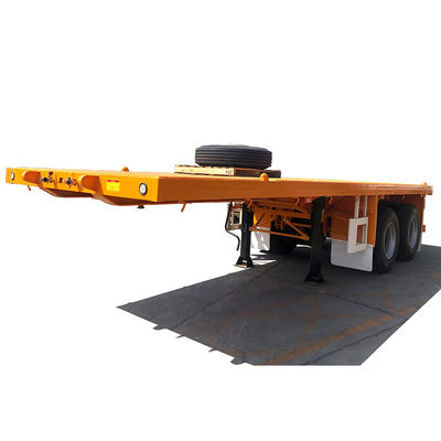 Container Shipping CIMC 20ft Container Flatbed Semi Trailer com 12uints Twist Locks