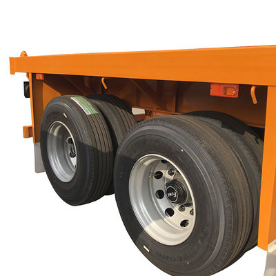 Container Shipping CIMC 20ft Container Flatbed Semi Trailer com 12uints Twist Locks