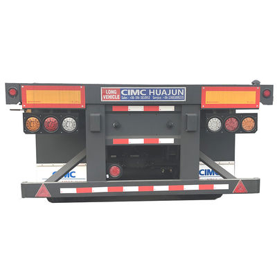 12400*2500*1580mm, 12400*2500*1580mm CIMC 3 eixos Container Semi-remolque 60tons