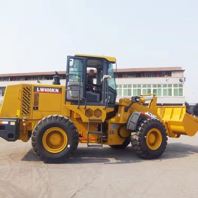 92 KW carregador frontal LW400FN 4 toneladas tractor carregador de rodas projetado 23.5-25