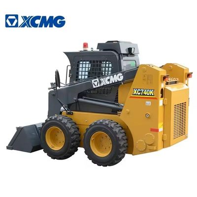 75 KW Xugong XC740K XC760K Pequeno carregador de retroescavadeira Tractor Slip Loader para construção