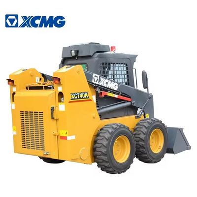 75 KW Xugong XC740K XC760K Pequeno carregador de retroescavadeira Tractor Slip Loader para construção