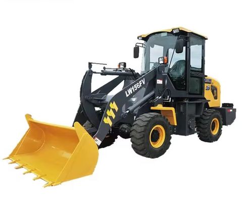 1500 kg LW156FV carregador de rodas em miniatura com 1 tonelada de peso da máquina e 23,5-25