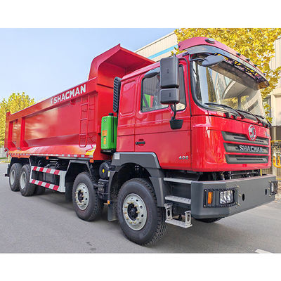 12 Número de mudança para a frente Shacman 8X4 F3000 camiões de descarga para máquinas pesadas cabina plana
