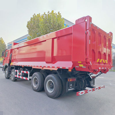 12 Número de mudança para a frente Shacman 8X4 F3000 camiões de descarga para máquinas pesadas cabina plana