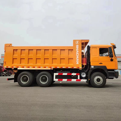 Shacman Dump Trucks 300-400L Capacidade do tanque de combustível e tipo de combustível diesel com 2 assentos