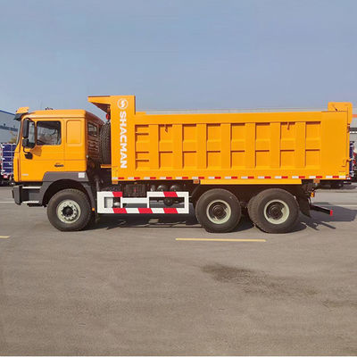 Shacman Dump Trucks 300-400L Capacidade do tanque de combustível e tipo de combustível diesel com 2 assentos