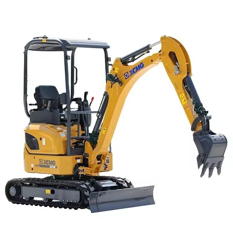 Pequena escavadeira XE18E Excavadora de 2 toneladas com válvula hidráulica e raio máximo de escavação de 3900 mm